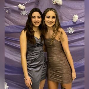 Glitter formal dress